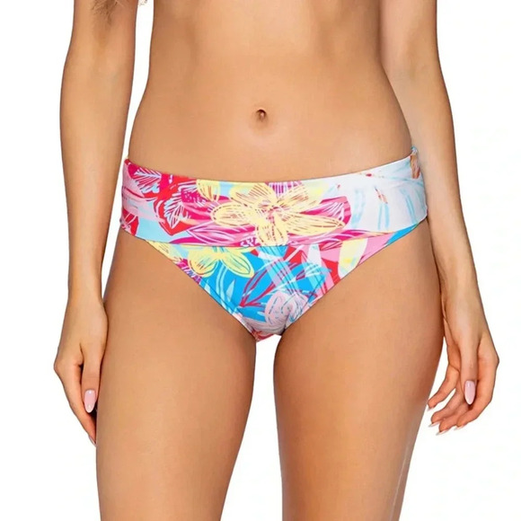Sunsets Iconic Twist Underwire Bandeau Bikini Top (E-H Cup) & XL Bikini Bottom - Picture 7 of 12